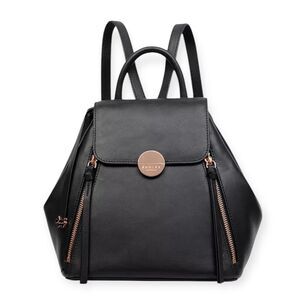 Radley London Esher Street Flapover Backpack Black/RoseGold